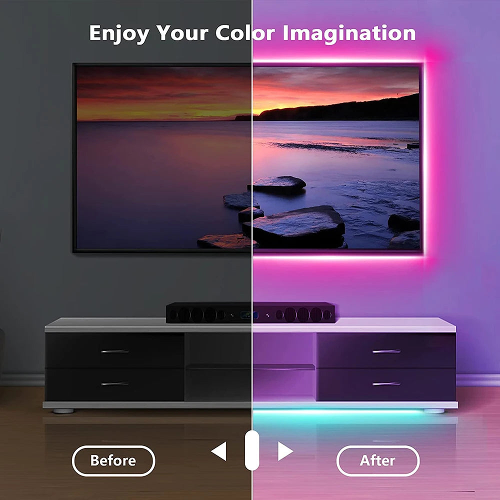 USB RGB LED Strip Light – TV & Desk Backlight
