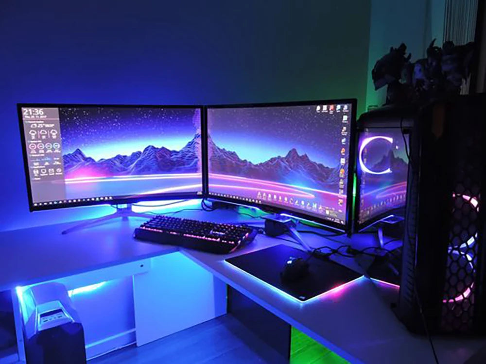 USB RGB LED Strip Light – TV & Desk Backlight