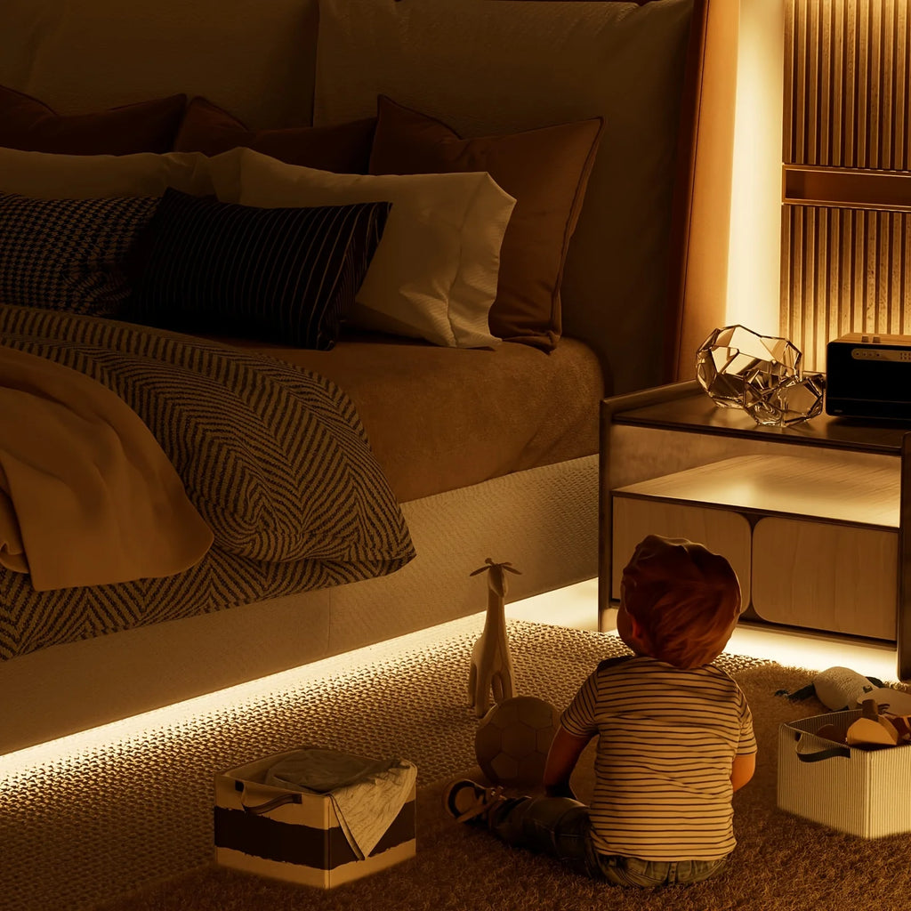 USB COB LED Strip Light with Touch Dimmer – TV & Mirror Backlight