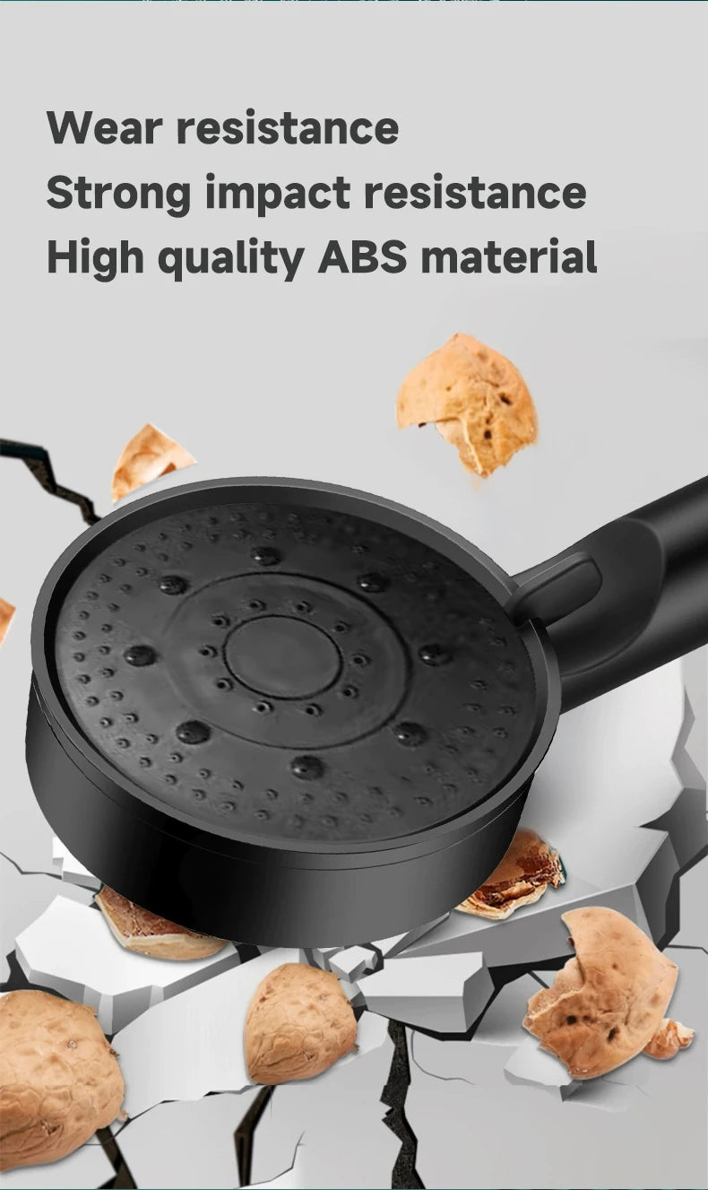 High-Pressure Multifunction Shower Head with 5 Spray Settings