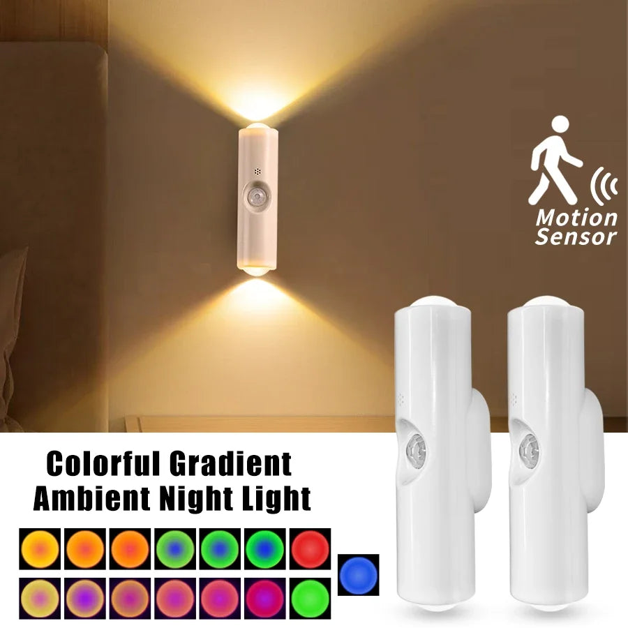 Rechargeable RGB Motion Sensor Wall Night Light