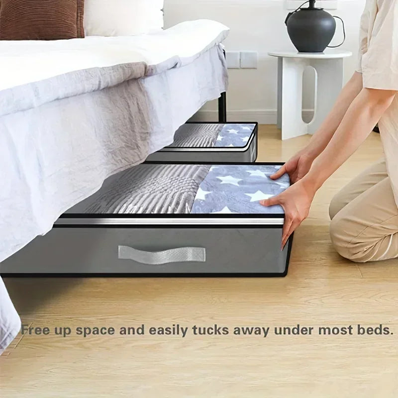 Under-Bed Storage Boxes with Handles – Dustproof (1, 2 or 3 Pack)