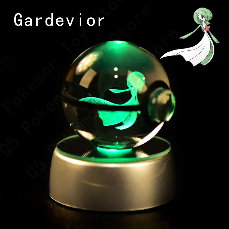 Pokémon 3D Crystal Ball Night Light – Pikachu, Mewtwo & Gengar