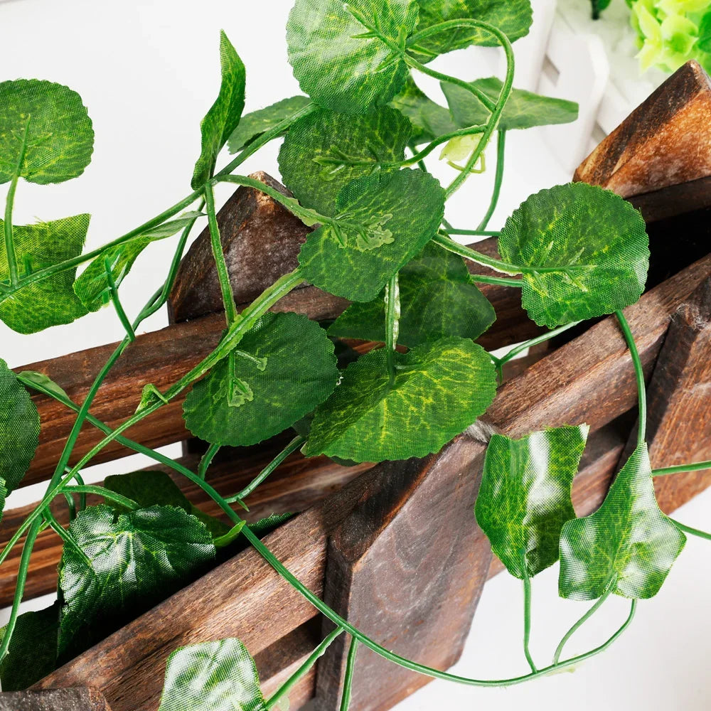 Artificial Ivy Leaf Garland – Outdoor & Indoor Trailing Vine Decor
