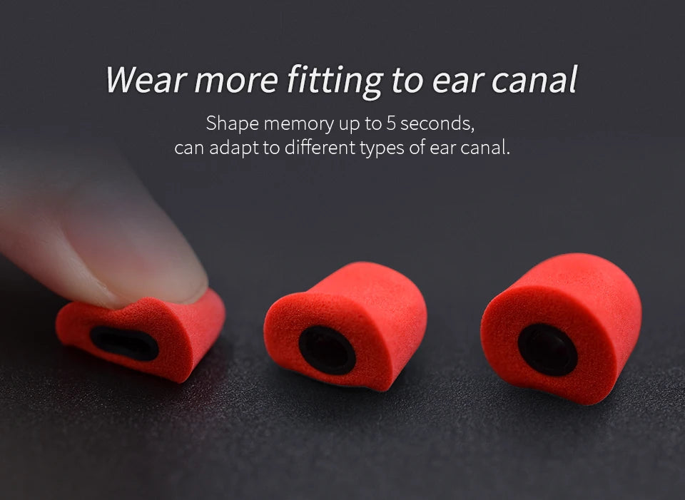 Memory Foam Ear Tips for KZ Earphones – 6 Pack