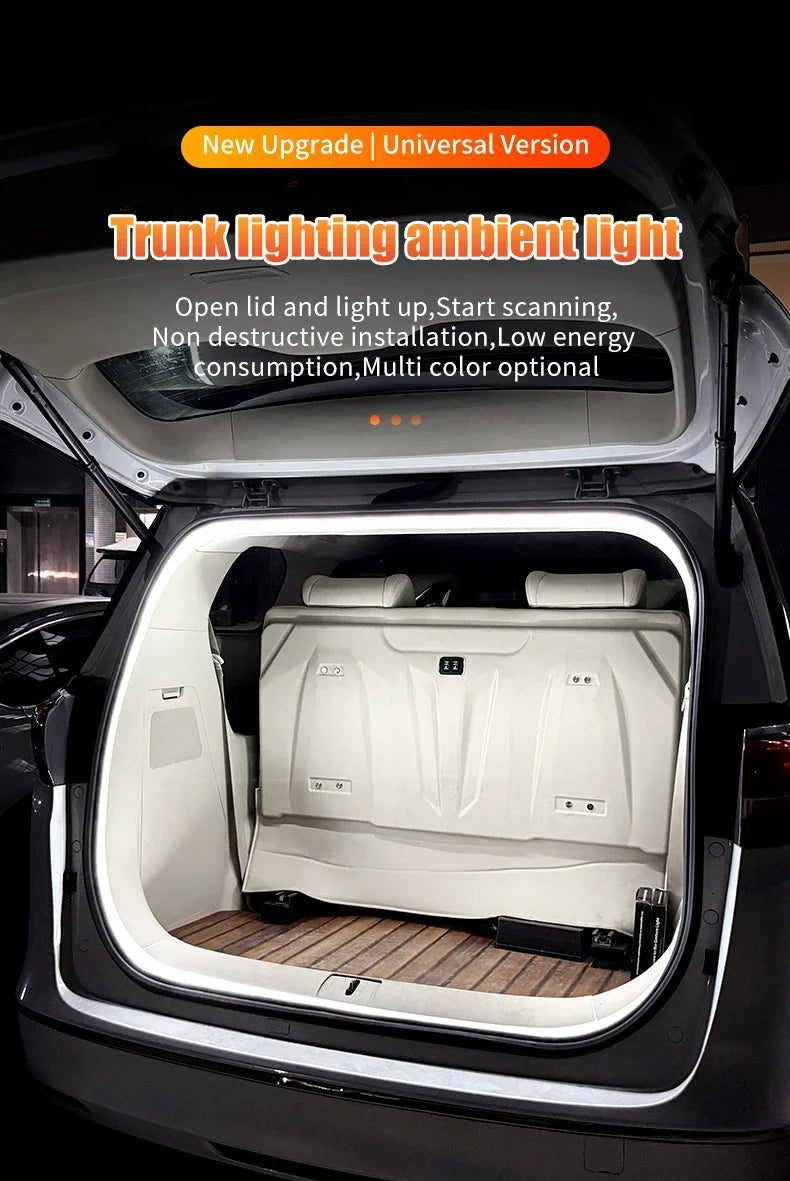 Motion-Sensing Car Boot LED Ambient Light Strip