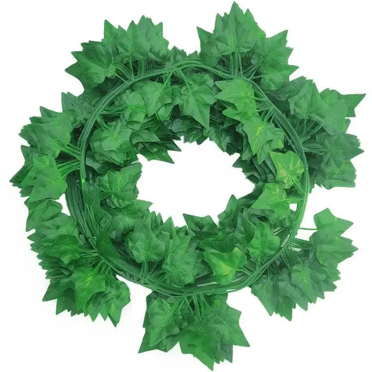 Artificial Ivy Leaf Garland – Outdoor & Indoor Trailing Vine Decor