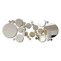 Round Acrylic Mirror Wall Stickers – 26 Piece Set