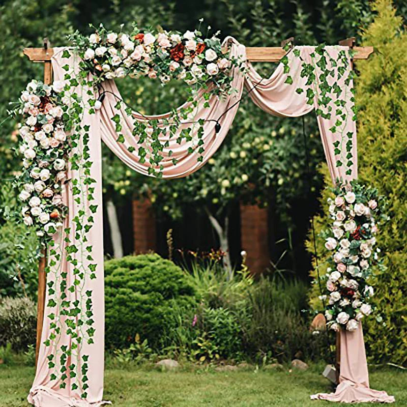 Artificial Ivy Leaf Garland – Outdoor & Indoor Trailing Vine Decor