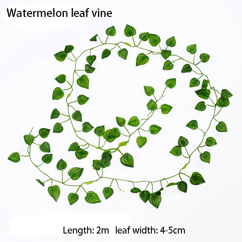 Artificial Ivy Leaf Garland – Outdoor & Indoor Trailing Vine Decor