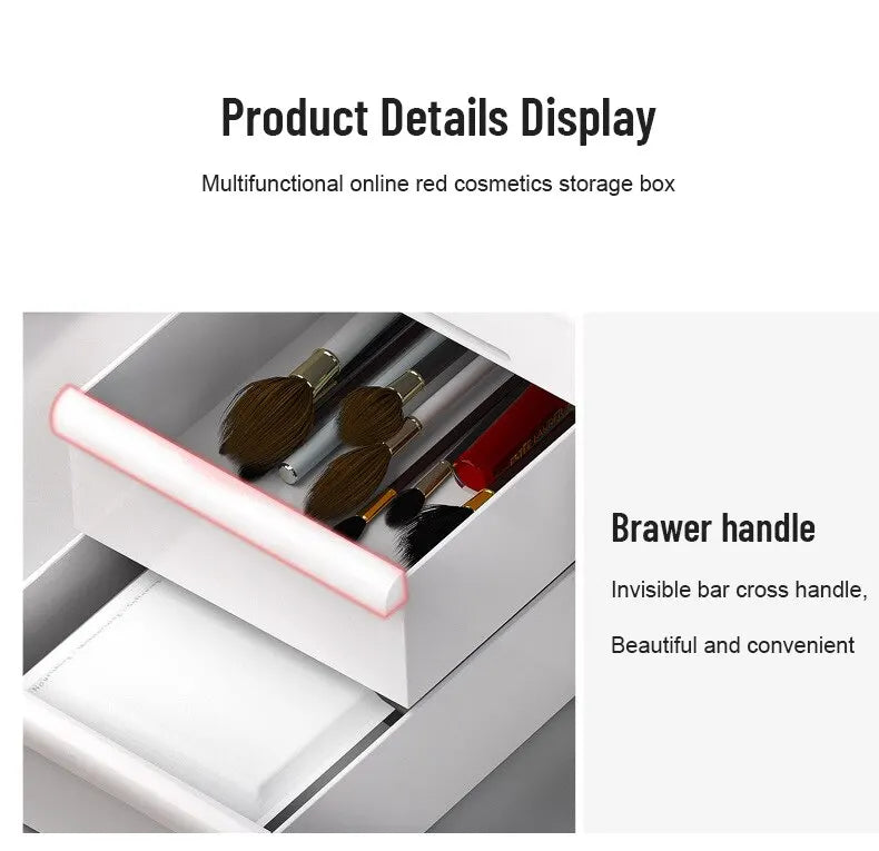 Makeup & Skincare Desktop Storage Box with Drawer