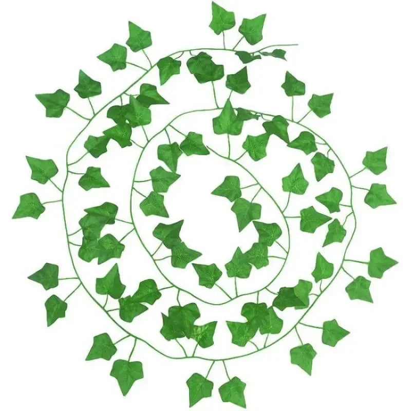 Artificial Ivy Leaf Garland – Outdoor & Indoor Trailing Vine Decor