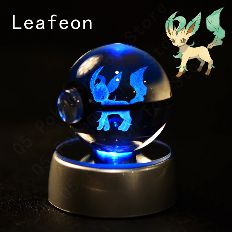 Pokémon 3D Crystal Ball Night Light – Pikachu, Mewtwo & Gengar