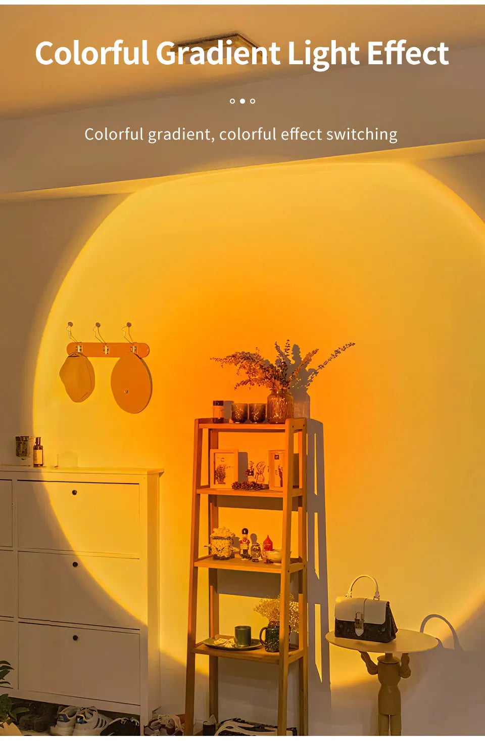 Rechargeable RGB Motion Sensor Wall Night Light