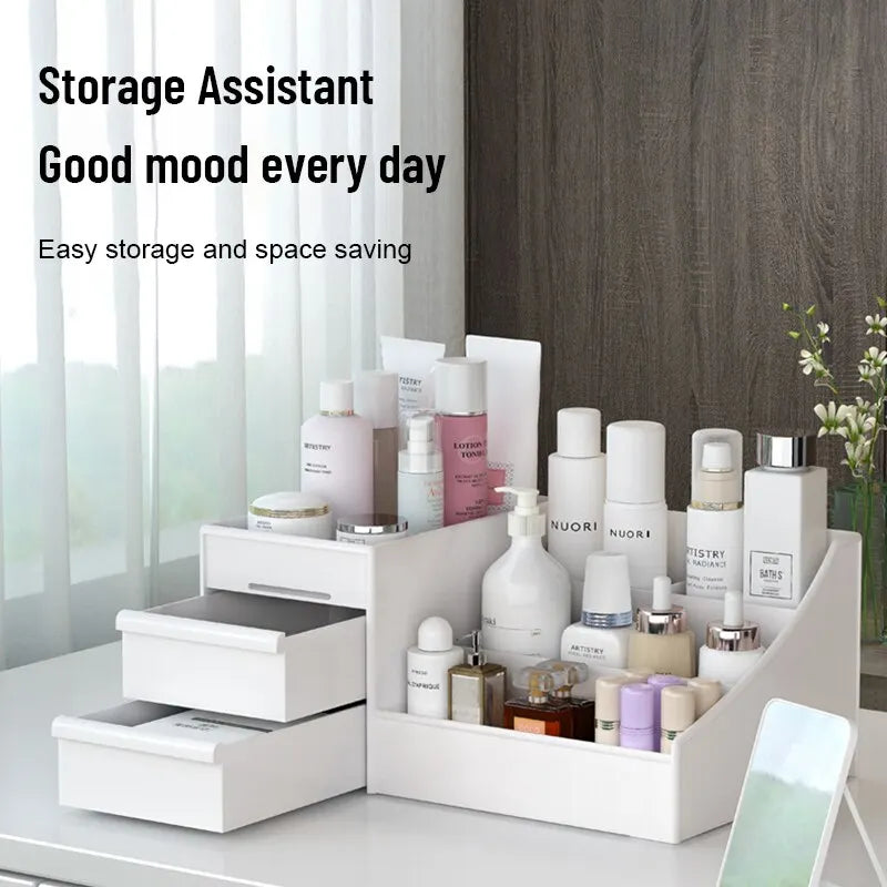 Makeup & Skincare Desktop Storage Box with Drawer