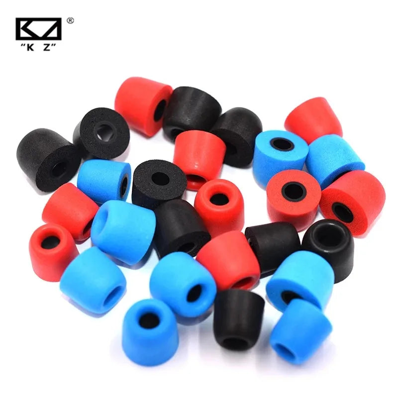 Memory Foam Ear Tips for KZ Earphones – 6 Pack