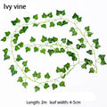 Artificial Ivy Leaf Garland – Outdoor & Indoor Trailing Vine Decor