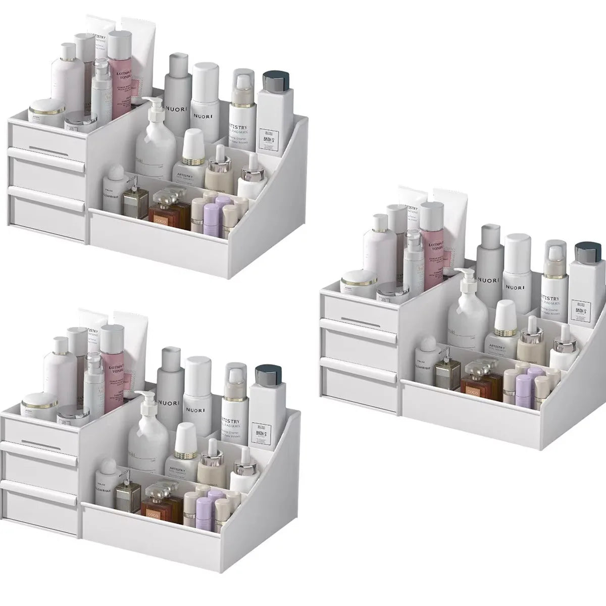 Makeup & Skincare Desktop Storage Box with Drawer